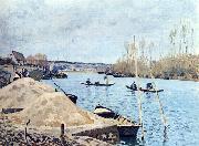 Alfred Sisley Seine bei Port Marly painting